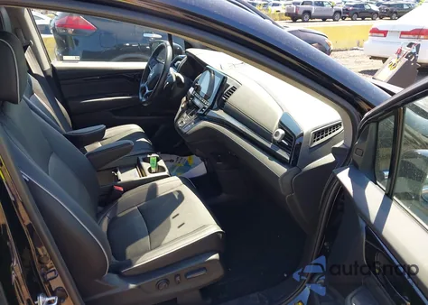 2023 Honda Odyssey Elite z USA, uszkodzony, nr VIN 5FNRL6H97PB017653